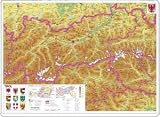Tirol physisch - Schreibunterlage - Stiefel Eurocart