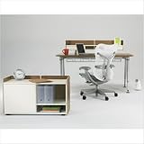 Herman Miller Sense Desk, Mirra Chair, Accessories Sense  Office Ensemble