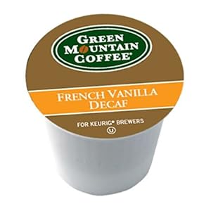 Green Mountain Coffee French Vanilla Decaf K-Cup Portion Pack for Keurig K-Cup Brewers 24-Count