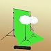 ePhoto T69green/bag Continuous Lighting Green Screen Studio Kit with Carrying Bag with 6x9 Feet Chroma key Green Screen, 2 7 Foot Light Stands with 45W 5500k Bulbs and 2 32-Inch White Umbrellas