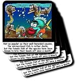 Londons Times Fish Fishing Deep Beneath Cartoons - The Rare Snickerhead Fish - Coasters