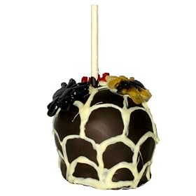 Spiderweb Belgian Chocolate Caramel Apple