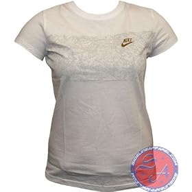 Women's Nike Laser Valentine Tee (White-Gold)