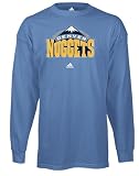 Denver Nuggets Full Primary Logo Long Sleeve T-Shirt