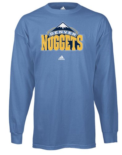 Denver Nuggets Full Primary Logo Long Sleeve T-Shirt