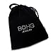 BOHG Jewelry Womens 925 Sterling Silver Plated Cubic Zirconia CZ Double 