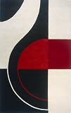 5' x 8' Rectangular Momeni DELHIDL-22BLK5080 Black Color Hand Tufted Indian Delhi Collection Rug