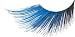Blue/Black Extra Long Eyelashes Adult (One-Size)