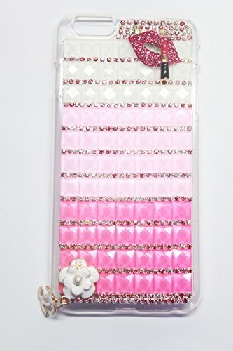 Iphone 6 Plus Case, Arhats 3d Deluxe Bling Diamante Fashion Handcrafted Crystal Rhinestone Diamond Skin Hard Case Easy Snap-on Plastic Material Perfect Fit Bumper for Drop Protection Various Color Selection for Iphone 6 Plus 5.5 Inch Screen