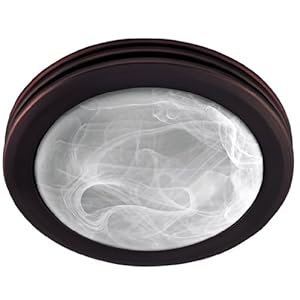 Hunter 90058 Bathroom Fan & Light Imperial Bronze Saturn