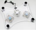 MY-Link CRYSTAL USB 2 fans Cooler Pad for Laptop, Notebook, Xbox, Etc.