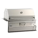 Fire Magic Legacy 30" Built-In Charcoal Grill, Hood Type: Oven/Hood (add $211)