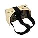 3Csmart Cardboard Kit 2.0 3D VR Virtual Reality DIY Glasses with Headband for 3D Movies and Games Compatible with 3.5