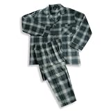 Bill Blass - Mens Flannel Pajamas, Charcoal