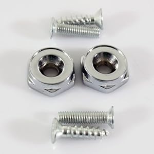 Prime Acura on 2x Acura Chrome License Plate Frame Screw Bolts Fasteners Cover