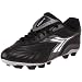 Diadora Furia MD Soccer Cleat (Little Kid/Big Kid),Black/White,12 M US Little Kid