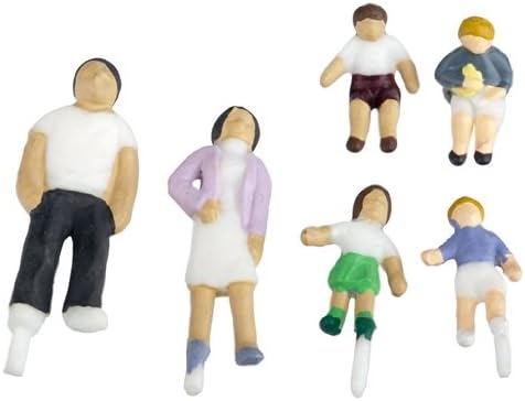 Dollhouse Miniature 1/48 Scale 6-Pc. Family