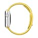 Apple Watch Replacement Band - Cooolbuy Soft Silicone Replacement Sports Wristbands Straps for Apple Wrist Watch iWatch All Models Formal Colors (42mm/Yellow)