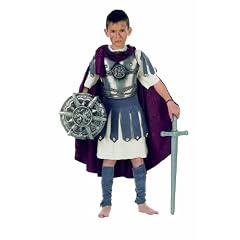 Limit Sport MI355 - Kinderkost�m Troyaner 4-teilig (G�rtel-Gamasche-Schild mit Cape-Brust)
