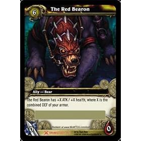 World of Warcraft Drums of War WOW Single Card The Red Bearon 3 3 LOOT by World of Warcraft Cards