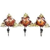 Antique Flower Triple Coat Hook