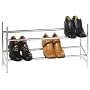Chrome Extendable Shoe Rack by PRIME FURNISHING