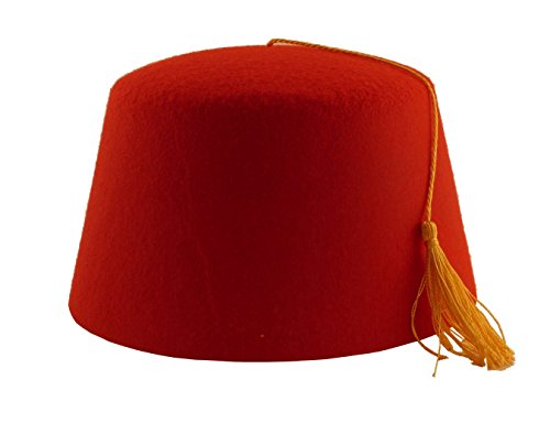 Rubie's Costume Mens' DurashapeA Fez Hat One Size Red