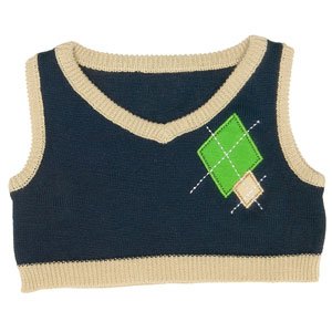 Build-A-Bear Workshop Argyle Sweater Vest