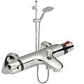 Thermostatic Bath Mixer Tap With Full Shower Kit Distributed By Grand Taps UK