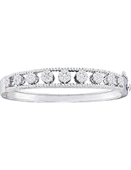 2.40ct-Dia Flower Bangle