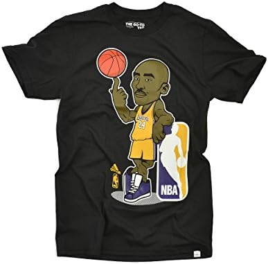 Adidas Men's Los Angeles Lakers NBA Kobe Bryant Go To Tee Black X-Large