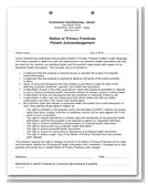 Notice of Privacy Pratices Patient Acknowledgement
