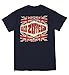 Led Zeppelin Legends Union Jack Logo Adult T-Shirt - Navy (XXX-Large)