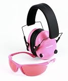 Champion Electronic Ear Muffs & Shooting Glasses - Pink Package