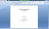 Statistical Applications of Baseball (Statistics and Sports)