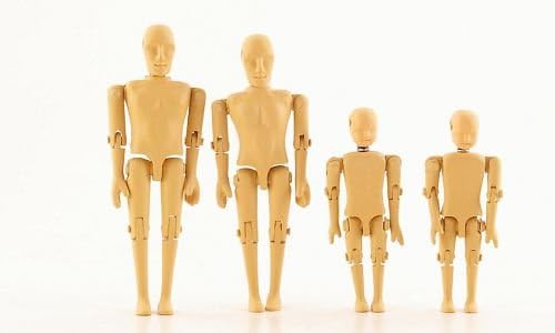 figures Set of 4: Crash test Figures , Model Car, Ready-made, GMP 1:18