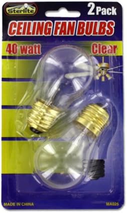 Sterling Decorative 40 Watt Electric Ceiling Fan Light Bulbs 24 Pack