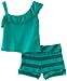 Little Ella Baby-girls Infant Waldo Top With Short, Willow, 12-18 Months