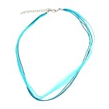 Necklace Cord For Pendants - D21 - 5-Strand Organza and Cord Mixed ~ 17