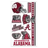 Alabama Crimson Tide Temporary Tattoos Set (Set of 6 Sheets)