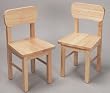 Gift Mark Children's 2 Chair Set Designed to match 1407N Table, Natural