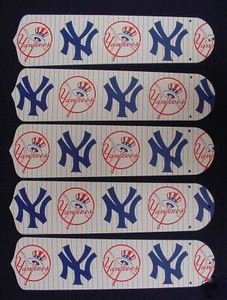 Ceiling Fan Designers 52SET-MLB-NYY MLB York Yankees Baseball 52 In. Ceiling Fan Blades Only at Amazon.com