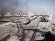 Cold Day in the Freightyard, 1942 - Evocative 16x20-inch Photographic Print from the Library of Congress Collection