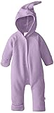 Zutano Unisex-Baby Newborn Cozie Fleece Elf Romper, Orchid, 12 Months