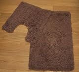Kitchen & Housewares : Twist Cocoa 2 Piece Bath Mat Set