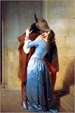 Art Print, The Kiss by Francesco Hayez, Final Size: 26.75 in X 40 in