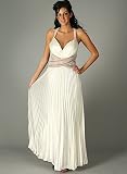 Pleated Sequin Dress for Bridesmaid Formal Prom