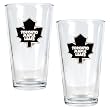 Toronto Maple Leafs 2pc Pint Ale Glass Set - Primary Logo NHL Hockey