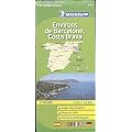 Carte ZOOM Environs de Barcelone, Costa Brava