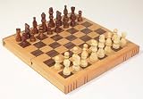 Oak Book Chess Set 11